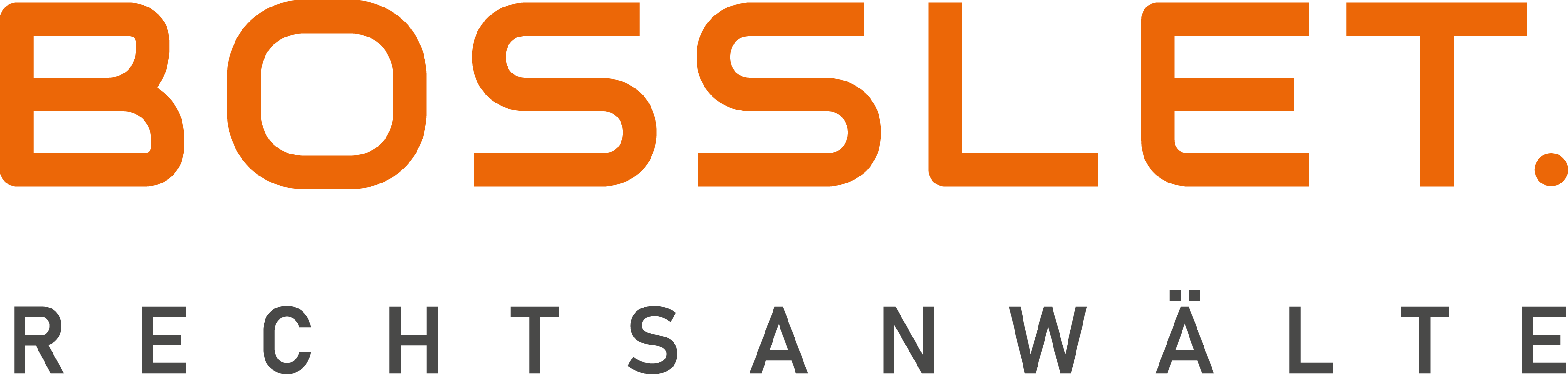 Logo der Kanzlei Bosslet Rechtsanwälte