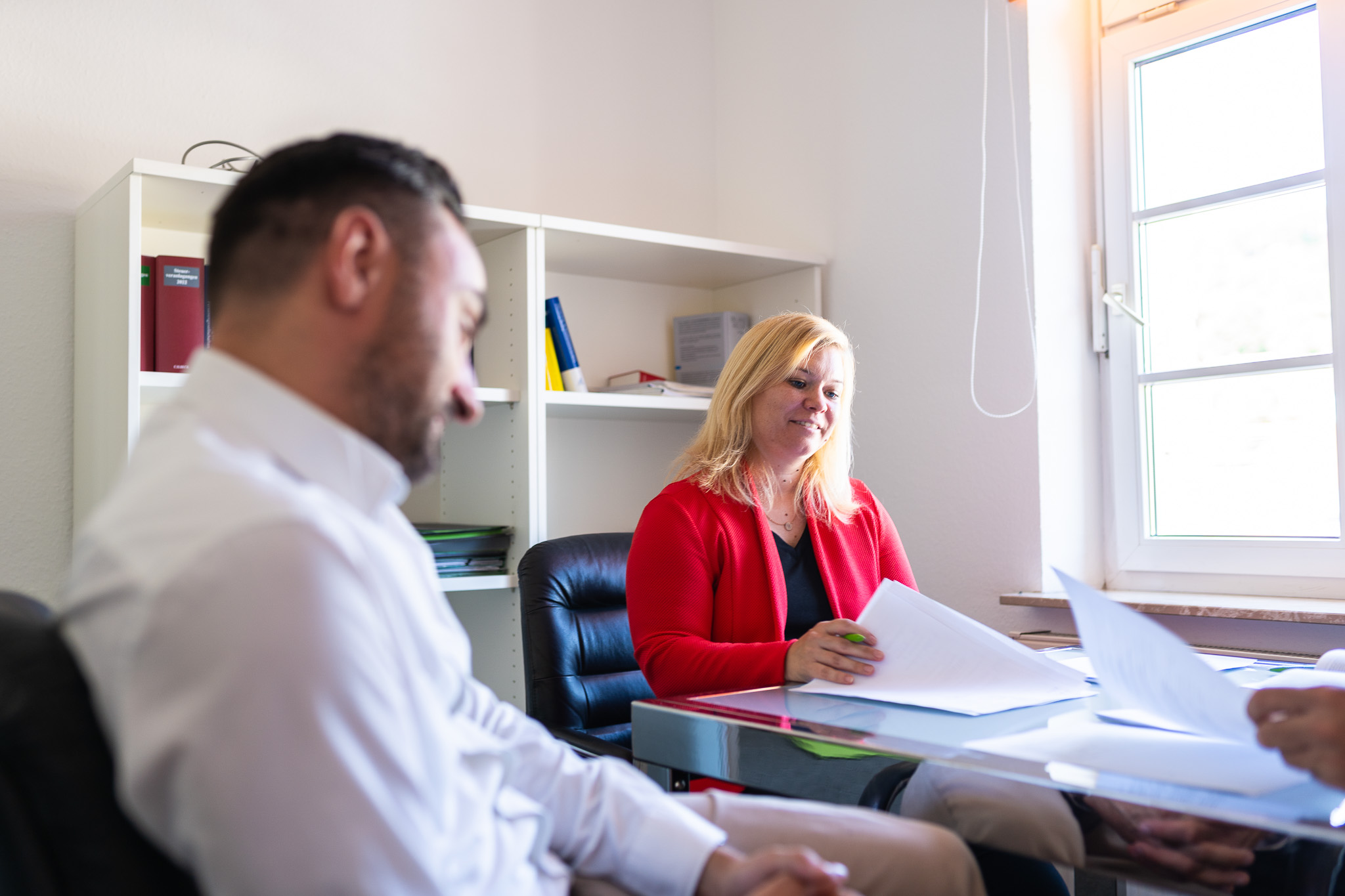 Kanzlei Dr. May Weinheim, Toni Arcuri und Tina Knapp, Steuerberater